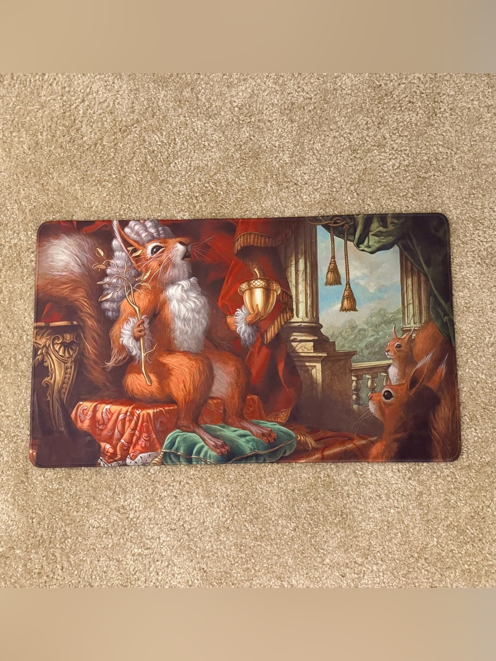 MTG magic the gathering earl of squirrel playmat